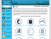 Tablet Screenshot of gatemotors.net